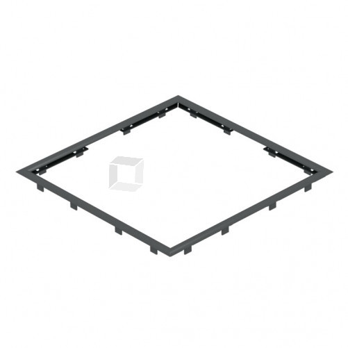 Защитная рамка для напольного покрытия для кабель-канала EBK (полиамид, черный) | 7404070 | OBO Bettermann