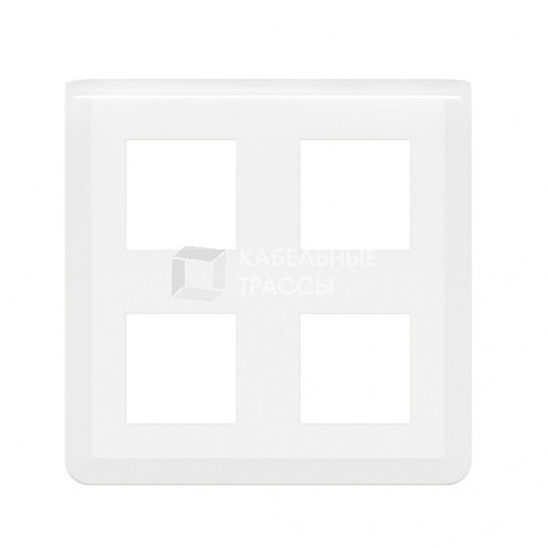 Рамка - Mosaic - 2x2x2 модуля - белая | 078838L | Legrand