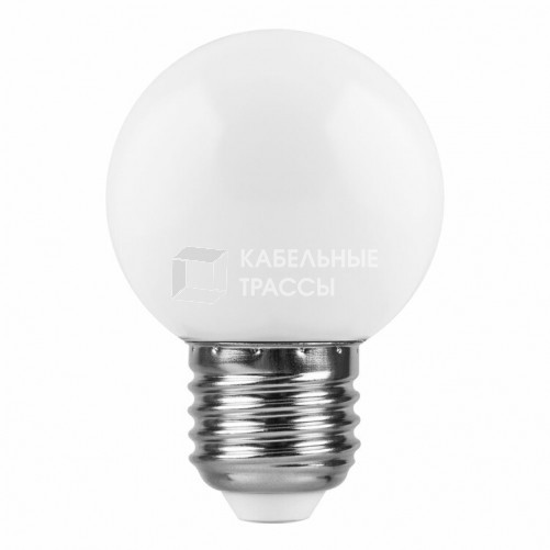 Лампа светодиодная для белт лайта LB-37 (1W) 230V E27 2700K G45 | 25878 | FERON