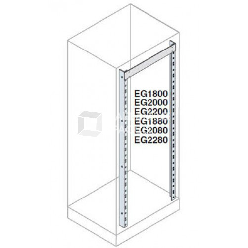 Рама 19 дюймов фиксированная 47HE 2200x800мм | EG2280 | ABB