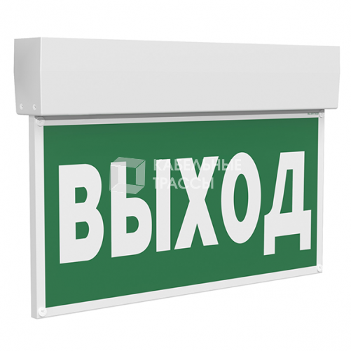 Световой указатель аварийного освещения светодиодный BS-KURS-10-S1-ELON 3,9Вт IP65 централизованный подверной/накладной | a22175 | Белый свет