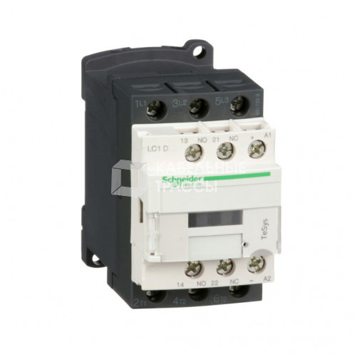 КОНТАКТОР D 3Р, 18 A, НО+НЗ, 36V DС | LC1D18CD | Schneider Electric