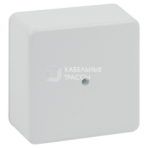 Распаячная коробка BS-W-100-100-50 без клеммы 100х100х50мм белая IP40 | Б0058707 | ЭРА