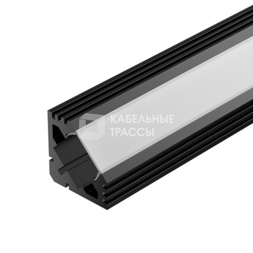 Профиль PDS45-T-2000 ANOD Black RAL9005 | 020897 | Arlight