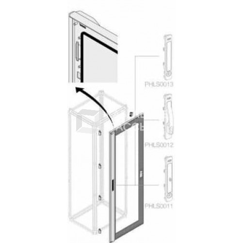 Дверь остекл.с мех.запирания H1800 W500 | 1STQ002281B0000 | ABB