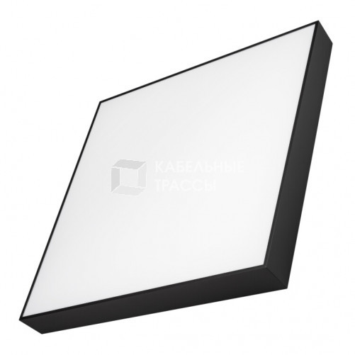 Светильник SP-QUADRO-S600x600-60W Warm3000 (BK, 120 deg, 230V) (Arlight, IP40 Металл, 3 года) | 034805 | Arlight