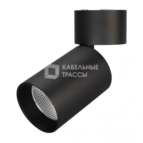 Светильник SP-POLO-SURFACE-FLAP-R85-15W Day4000 (BK-BK, 40 deg) | 027542 | Arlight