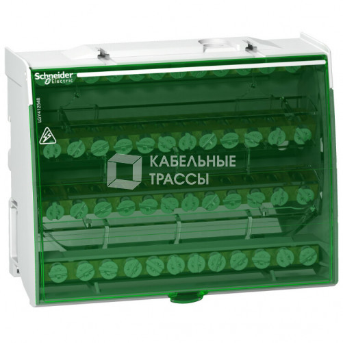 РАСПРЕДЕЛИТЕЛЬНЫЙ БЛОК ВИНТОВОЙ 4П 125А 48 ОТВЕРСТИЙ | LGY412548 | Schneider Electric