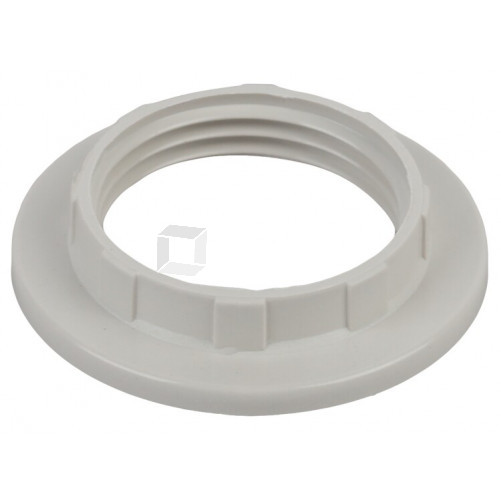 Кольцо для патрона E14, пластик, белое | Б0043679 | ЭРА