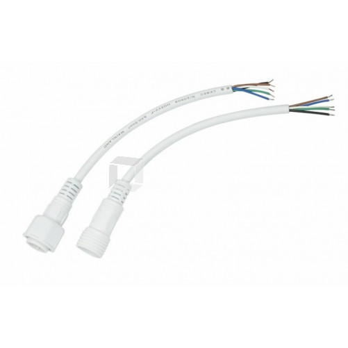 Соединительный кабель (5pin) герметичный (IP67) 5х0.5 мм? 300 V белый | 11-9450 | REXANT
