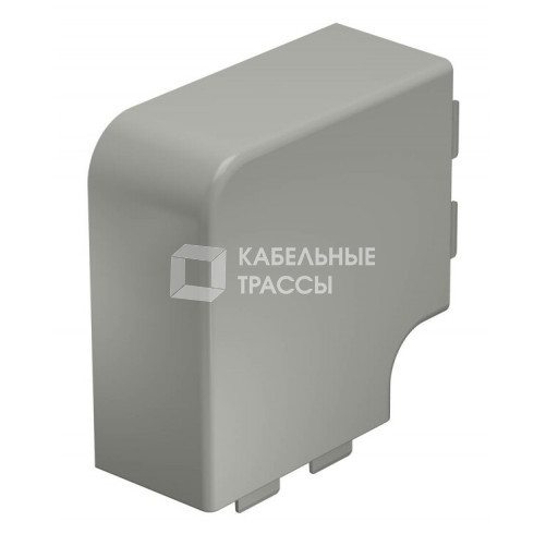 Крышка плоского угла кабельного канала WDK 60x110 мм (ПВХ,серый) (WDK HF60110GR) | 6022332 | OBO Bettermann