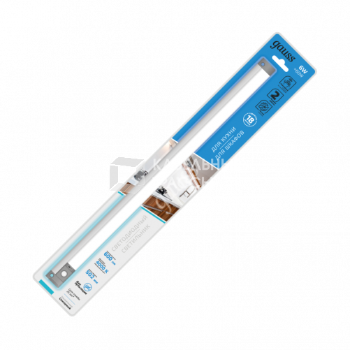 Светильник сенсорный модель E 6W 600lm 4000K 170-260V 500mm PIR | 9024531206 | Gauss