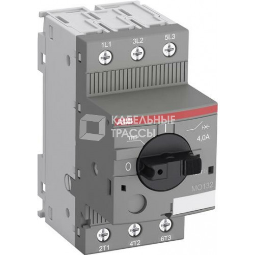 Выключатель автоматический для защиты электродвигателей MO132-6,3А 50кА с магнитным расцепителем| 1SAM360000R1009 | ABB