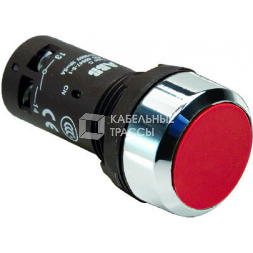Кнопка CP2-30R-11 красная с фиксацией 1НО+1HЗ | 1SFA619101R3071 | ABB
