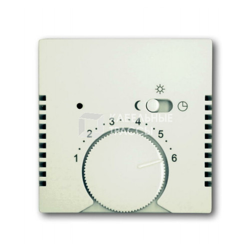 ABB Basic 55 Шале (белый) Накладка для терморегулятора (мех. 1095 U, 1095 UF-507, 1096 U) | 1710-0-3939 | 2CKA001710A3939 | ABB