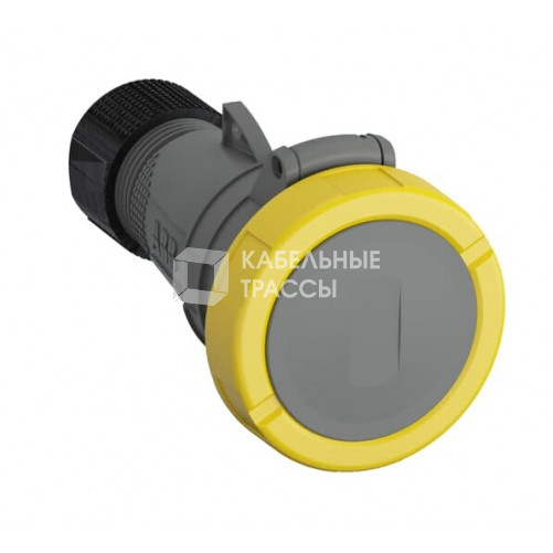 Розетка кабельная Easy&Safe 232EC4W, 32А, 2P+E, IP67, 4ч|2CMA101141R1000| ABB