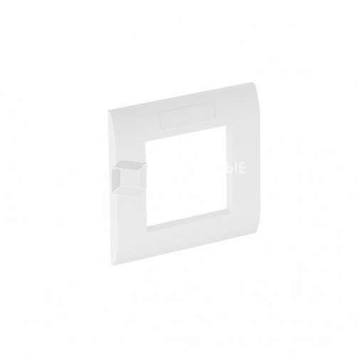 Декоративная рамка S990 для боксов Telitank одинарная (белый) (S990-AFB18 RW) | 6107732 | OBO Bettermann
