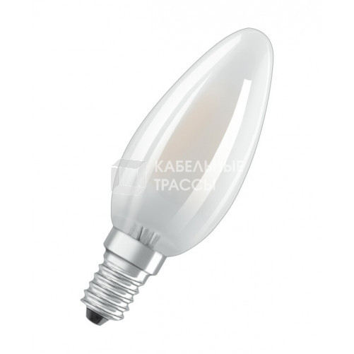 Лампа светодиодная LED STAR+ CL B CRI90GL FR 40 non-dim 5W/927 E14 | 4058075813717 | Osram