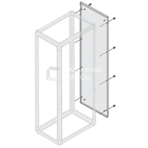 Панель боковая IP30/40 H=1800мм D=500мм|1STQ007610A0000 | ABB