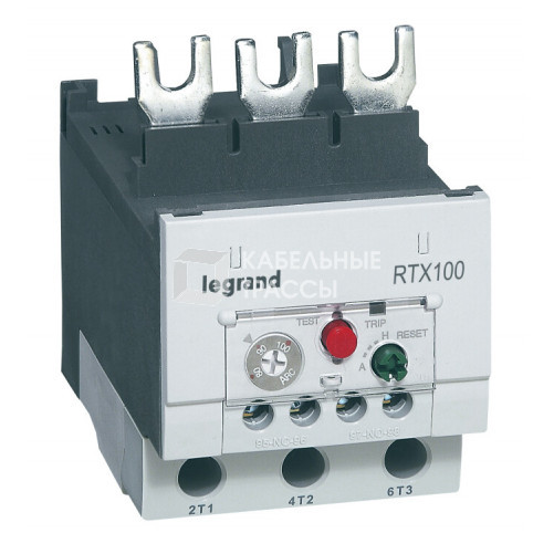 RTX3 100 Тепловое реле с диф. защитой 24-36A для контакторов CTX3 3P 100 | 416744 | Legrand
