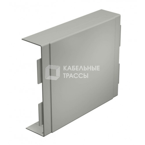 Крышка T-образной секции кабельного канала WDK 60x230 мм (ПВХ,серый) (WDK HK60230GR) | 6024777 | OBO Bettermann