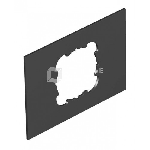 Крышка для напольного бокса Telitank на 1 устройство EK 110x77 мм (ПВХ,черный) (T4B P2S 9011) | 7408244 | OBO Bettermann