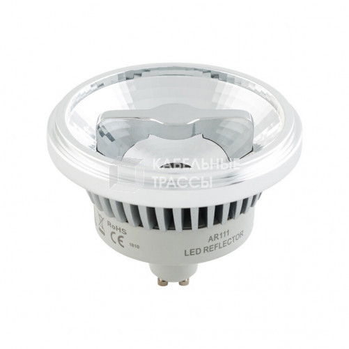 Лампа светодиодная AR111-FORT-GU10-15W-DIM Day4000 (Reflector, 24 deg, 230V) | 026881 | Arlight