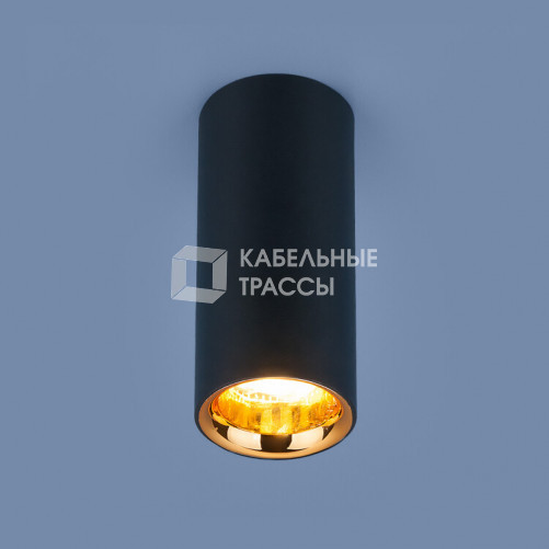 Светильник встраиваемый DLR030 12W 4200K черный матовый/золото | a040668 | Elektrostandard