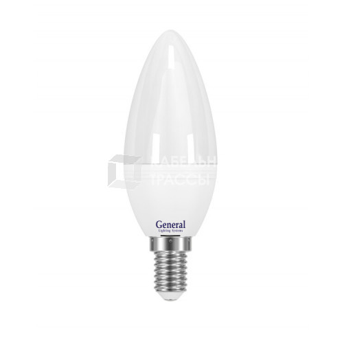 Лампа светодиодная LED 7Вт Е14 220В 4500К GLDEN-CF-7-230-E14-4500 | 638000 | General