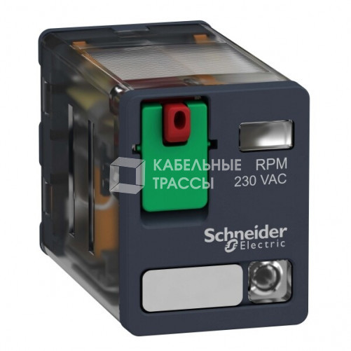 РЕЛЕ 2CO СВЕТОДИОД 24В ПЕРЕМ ТОКА RPM22F7 | RPM22F7 | Schneider Electric