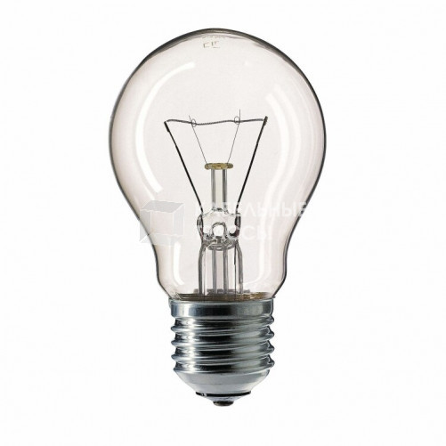 Лампа накаливания ЛОН Stan 60W E27 230V A55 CL 1CT/12X10 | 926000006627 | PHILIPS