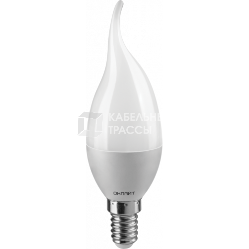 Лампа светодиодная OLL-FC37-6-230-2.7K-E14-FR | 71620 | ОНЛАЙТ