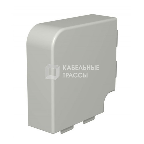 Крышка плоского угла кабельного канала WDK 60x150 мм (ПВХ,серый) (WDK HF60150GR) | 6024599 | OBO Bettermann