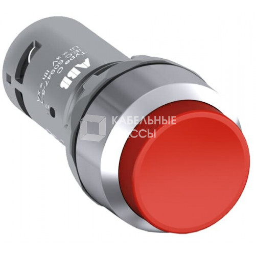 Кнопка CP3-30R-20 красная с выступающей клавишей без фиксации 2НО | 1SFA619102R3021 | ABB