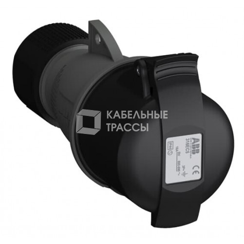 Розетка кабельная Easy&Safe 316EC5,16А,3P+E,IP44,5ч|2CMA102011R1000| ABB