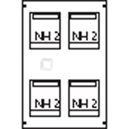 Пластрон для 4 NH2 2ряда/5 реек | AG66 | ABB