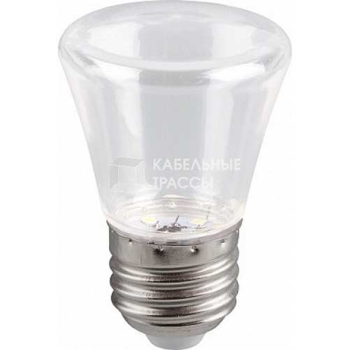 Лампа светодиодная для белт лайта LB-372 (1W) 230V E27 2700K С45 колокольчик прозрачный | 25909 | FERON