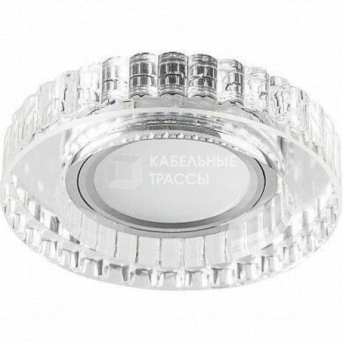 Светильник встраиваемый с LED подсветкой CD985 потолочный MR16 G5.3 прозрачный | 32662 | Feron