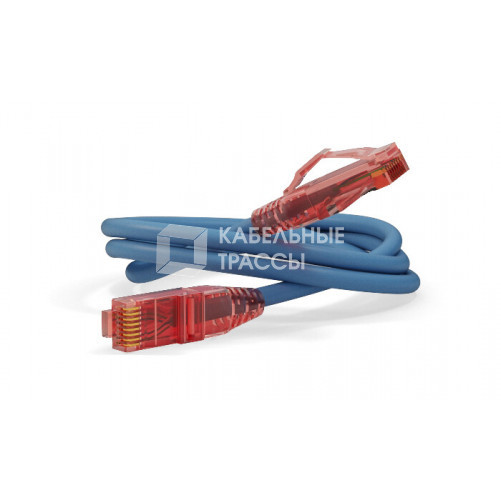 Патч-корд PC-LPM-UTP-RJ45-RJ45-C5e-3M-LSZH-BL U/UTP, Cat.5е, LSZH, 3 м, синий | 30923 | Hyperline