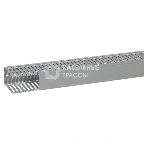 Кабель-канал (крышка + основание) Transcab - 60x100 мм - серый RAL 7030 | 636114 | Legrand