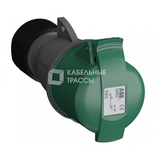 Розетка кабельная Easy&Safe 232EC2,32А,2P+E,IP44,2ч|2CMA102028R1000| ABB