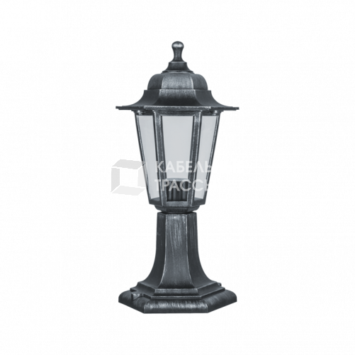 Светильник садово-парковый NOF-PG34-004-IP44-E27 (6 граней черный под серебро) | 80476 | Navigator