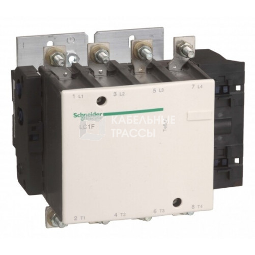 КОНТАКТОР F 4Р (4 НО),AC1 275 А,220V 50/60 ГЦ, | LC1F1854M7 | Schneider Electric