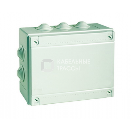 Коробка распределительная, с каб. вводами 2х40мм, IP55, 240х190х90мм | 54202 | DKC