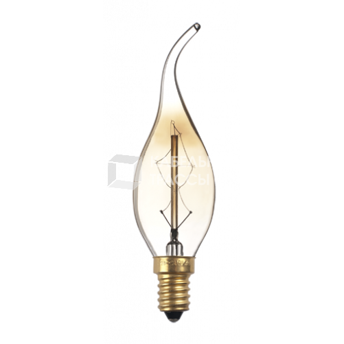 Лампа накаливания ЛОН 40Вт E14 230В RETRO CA35 GOLD | 2858306 | Jazzway
