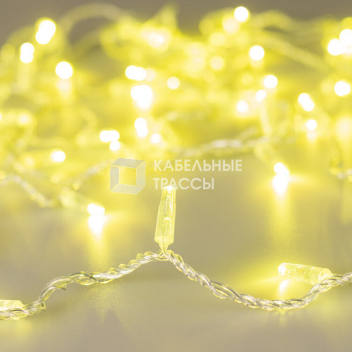 Светодиодная гирлянда ARD-STRING-CLASSIC-10000-CLEAR-100LED-STD Gold (230V, 7W) (Ardecoled, IP65) | 025813 | Arlight