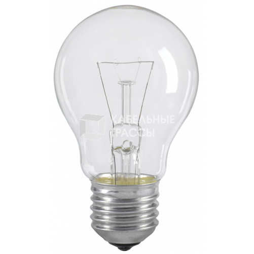 Лампа накаливания A55 шар прозр. 95Вт E27 | LN-A55-95-E27-CL | IEK