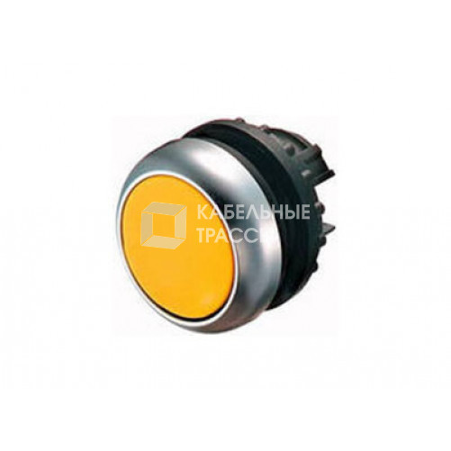 Кнопка плоская M22-DL-Y без фиксаци желтый с подсветкой IP68 | 216929 | EATON
