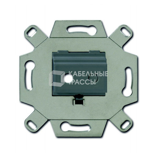 Адаптор/суппорт для TRS-разъёмов, mini-jack 3.5 мм, аудио, цвет серый | 0230-0-0460 | 2CKA000230A0460 | ABB