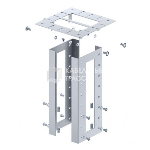 Потолочное крепление электромонтажной колонны (сталь) (ISS160160DB WA) | 6290436 | OBO Bettermann